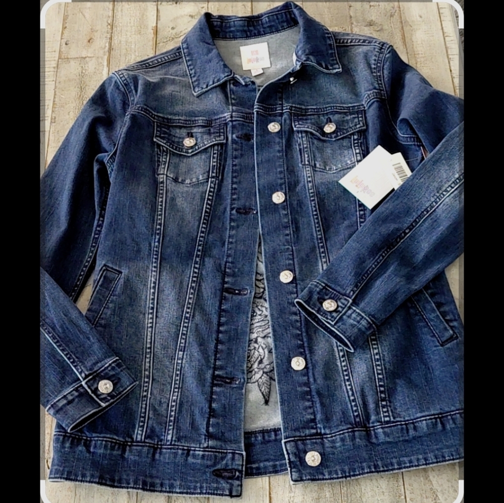 LuLaRoe Blue Denim Jacket